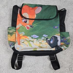 Disney Loungefly Bambi Backpack Vintage Bookbag Purse Bag Tote Flaw